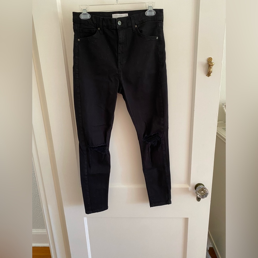 TOPSHOP Jamie Distressed Skinny Jean